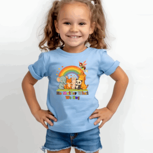Wild Cute Animals Together – Unisex Kids Tee