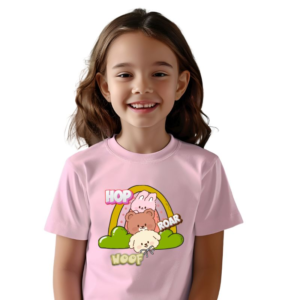 Forever Together – Cat & Dog Kids Tee (Unisex)